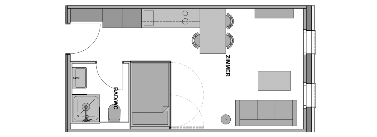 Pod 115 Flächenplan