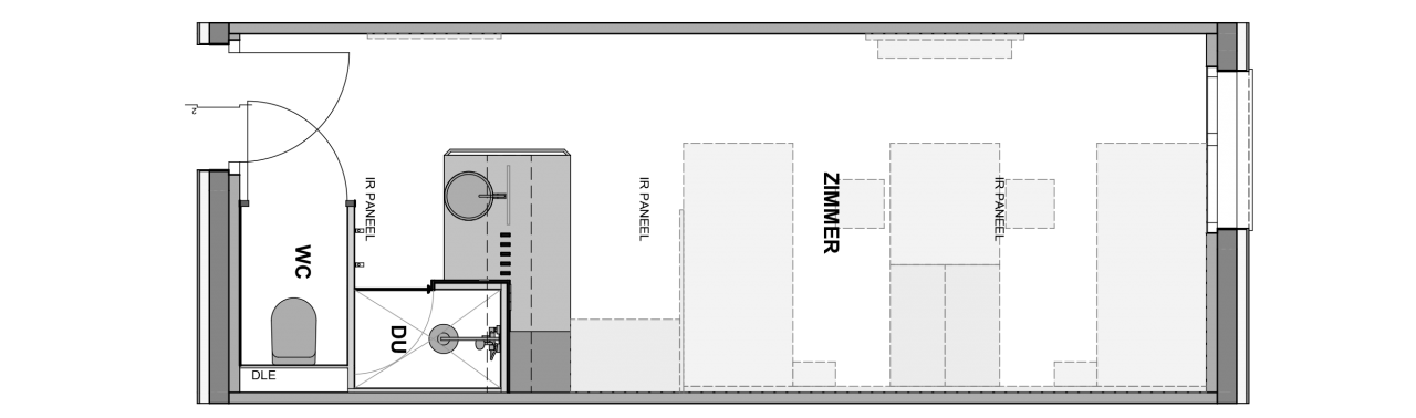 Pod 116 Flächenplan